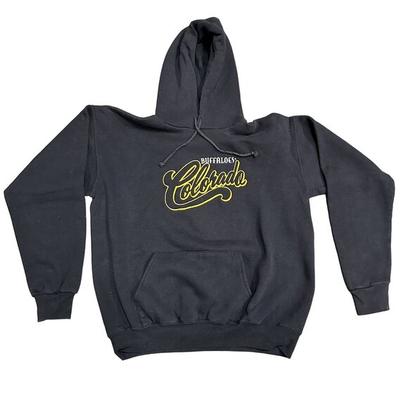 Vtg Colorado Buffaloes Sweatshirt Hoodie Home Team L Collegiate Streetwear USA - Picture 10 of 10